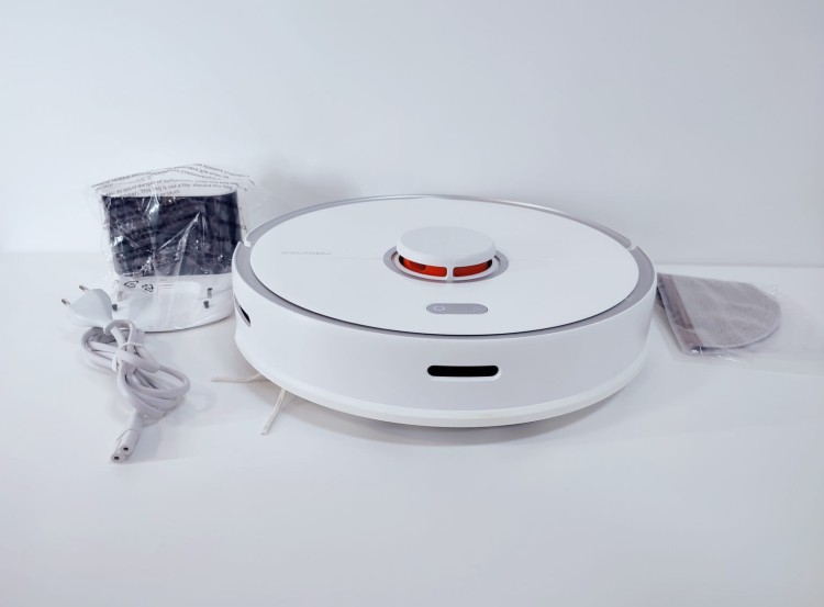 Robot sprzątający Roborock S5 Max z opcją mopowania biały odkurzacz