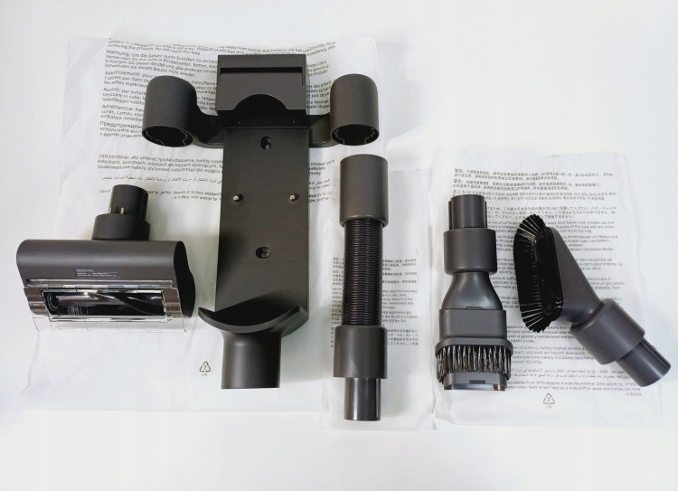 Akcesoria do odkurzacza Dreame T30 uchwyt ścienny ssawka mała szczotka rura