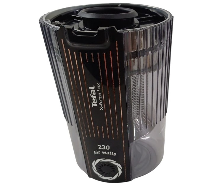 Tefal X-Force Flex 15.60 zbiornik Pojemnik na kurz,  Seprator, 2x Filtr do odkurzacza pionowego