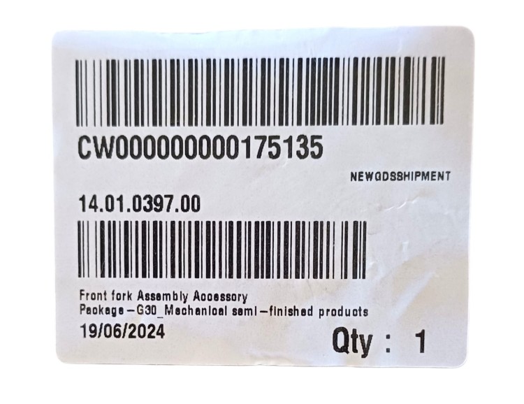 Widelec przedni Segway Ninebot G30 / Max G30 Oryginał do hulajnogi