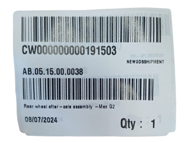 Tylne koło G2 Segway Ninebot Opona zewnętrzna do hulajnogi elektrycznej