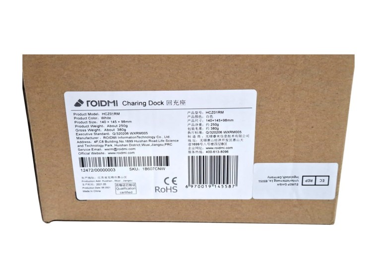 Stacja Roidmi Eve Plus dokująca ładująca do robota sprzątającego biała HCZ01RM