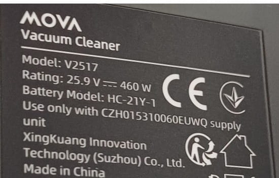 Obudowa z silnikiem Mova S2 Detect korpus odkurzacza