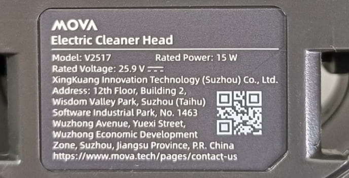 Elektro szczotka Mova S2 Detect z mopem V2517 do odkurzacza