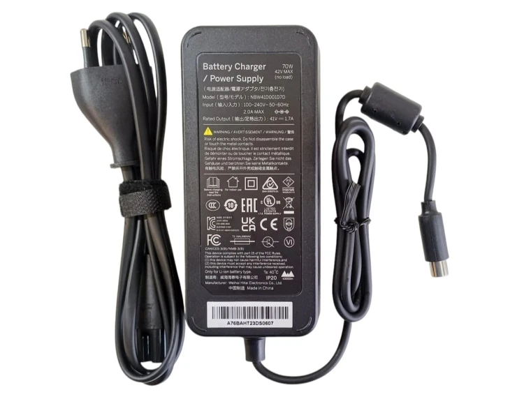 Ładowarka do hulajnogi Yadea KS6 zasilacz 42V 2A