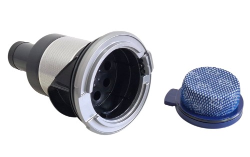 Dzięki filtrowi hepa skutecznie zatrzymuje kurz oraz drobne zanieczyszczenia, chroniąc silnik i główny układ filtrujący. jet 95