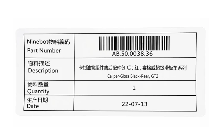 Zacisk hamulcowy Segway GT2 GT1 układ hamulcowy
