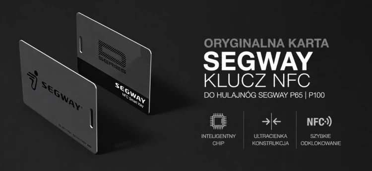 Karta zbliżeniowa NFC Segway P65 P100 akcesorium hulajnoga