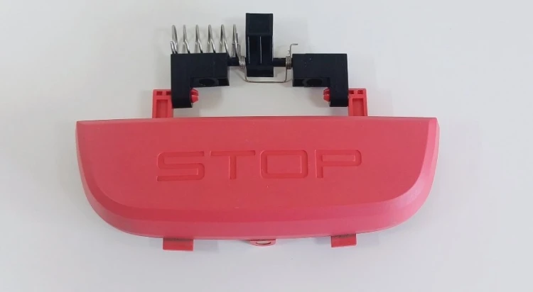 przycisk STOP Dreame A1, przycisk bezpieczeństwa Dreame A1, przycisk awaryjny Dreame A1, stop button Dreame A1, przycisk zatrzymania Dreame A1
