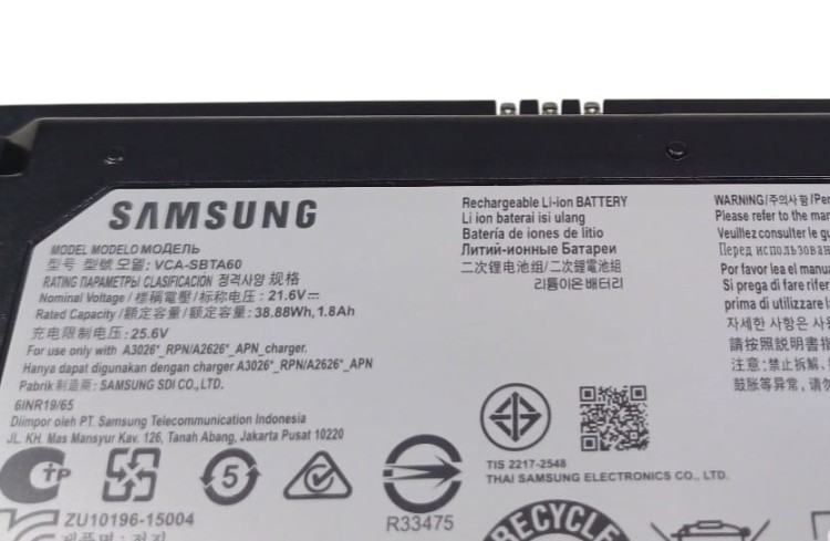 Samsung Jet 60 / Jet 70 / Jet 75E akumulator VCA-SBTA60 bateria do odkurzacza oryginalna