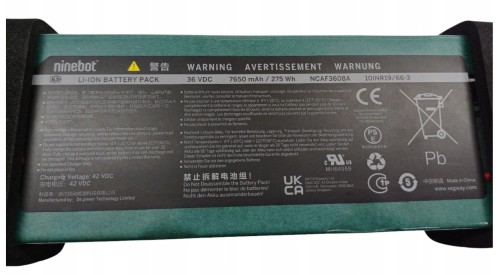 SEGWAY NINEBOT F30 akumulator oryginał bateria do hulajnogi NCAF3608A 36V D