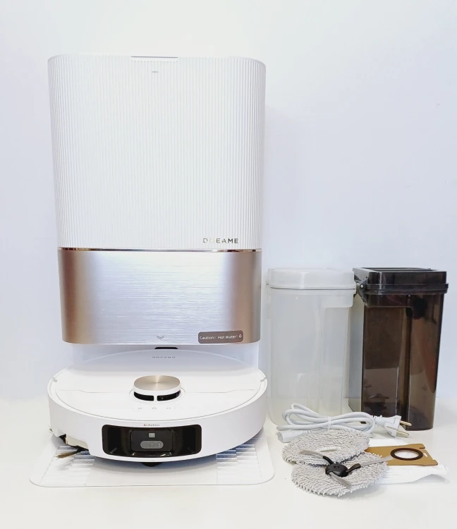 robot sprzątający z automatycznym opróżnianiem, robot z funkcją mopowania, robot odkurzająco mopujący Dreame, Dreame RLX63CE, Dreame robot vacuum cleaner