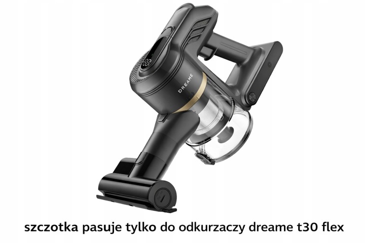 końcówka do usuwania kurzu Dreame T30 Flex, podświetlana szczotka LED do odkurzacza, szczotka z oświetleniem LED Dreame T30 Flex