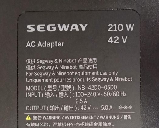 AB.00.0006.30 szybka ładowarka Segway Ninebot MAX