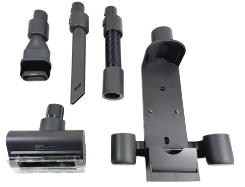 Uchwyt ścienny  – Idealny do przechowywania odkurzacza w sposób wygodny i oszczędzający miejsce.