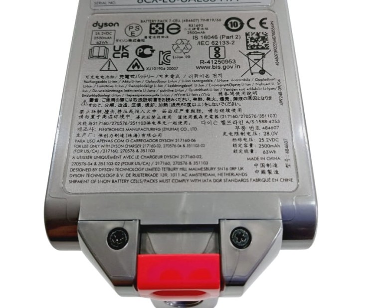 Akumulator bateria DYSON V12 Detect Slim 25.2V Oryginalna 7INR19/66 7-CELL (484607)