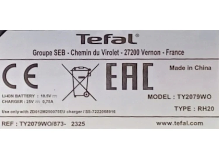 naprawa odkurzacza Tefal, części do odkurzacza pionowego Tefal
